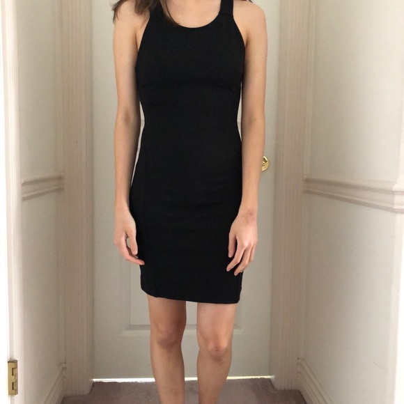 Aritzia Dresses & Skirts - Aritzia Wilfred free black bodycon dress